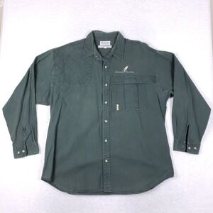 Columbia Hunting Quilted Shooting‎ Shirt XXL Green